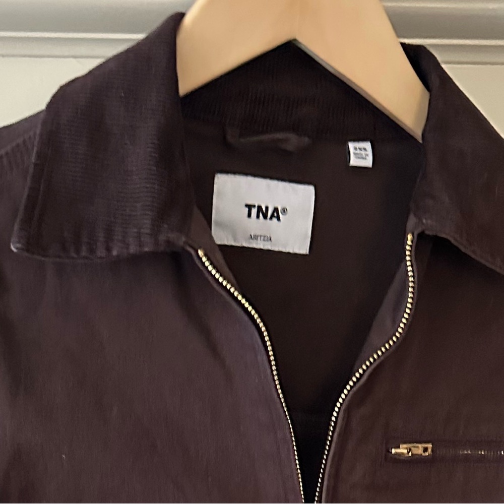 TNA Barkley Workwear Jacket in Rich Mocha Brown - Picture 7 of 8